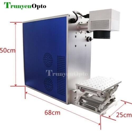 20w 30w Mini fiber portable laser marking machine for metal electricity components maker