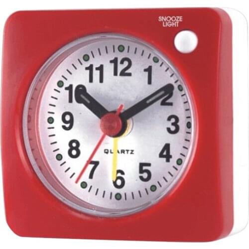 Silent Travel Clock Home Office Car Screen Watch with Snooze