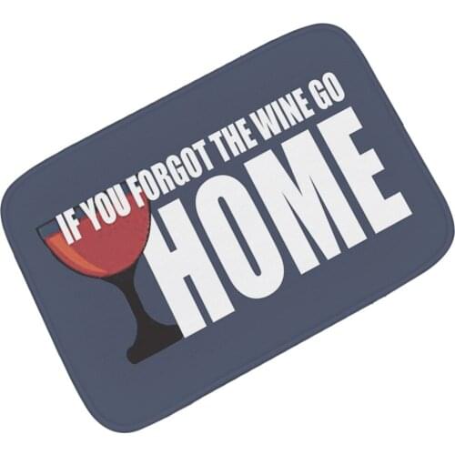 Black White Flannel Anti Slip Doormats Door Entry Front Door Mats Outdoor Entrance Indoor Welcome Home Funny