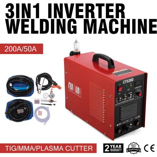 CT520D 3in1 Welding Machine Digital TIG/MMA/Plasma Cutter Welder & Accessories