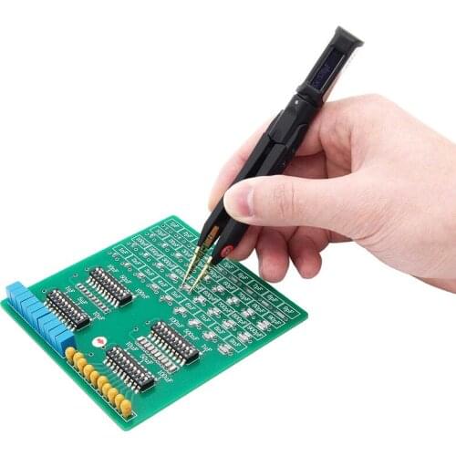 DT71 Mini Digital Tweezers Smart SMD Tester Portable LCR Meter Diode Resistor Capacitor Checker 10KHz Signal Generator Auto Scan