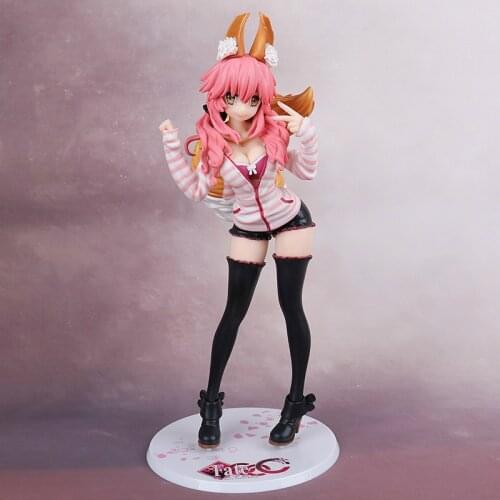 Fate/extra Order Caster Lancer Tamamo No Mae Casual Fate/Grand Order Japanese Anime PVC Figures Action Toy Collection Model Doll
