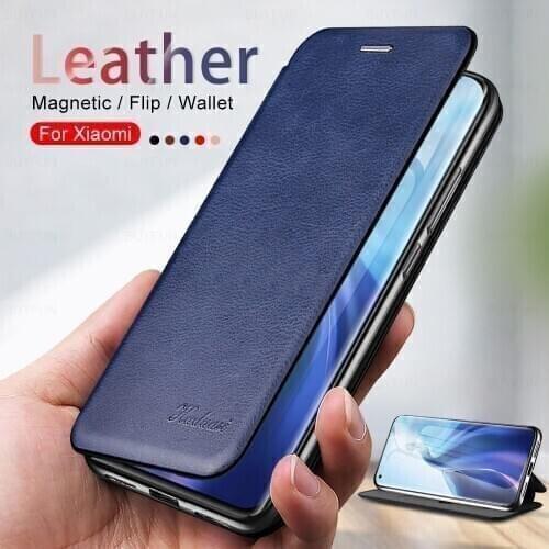 Leather Flip Case On For Xiaomi 11 Wallet Cover Book Shell For Xiaomi poco m3 10T 9T 10 Lite Redmi 9a 9c 9T note 9 pro max 9s
