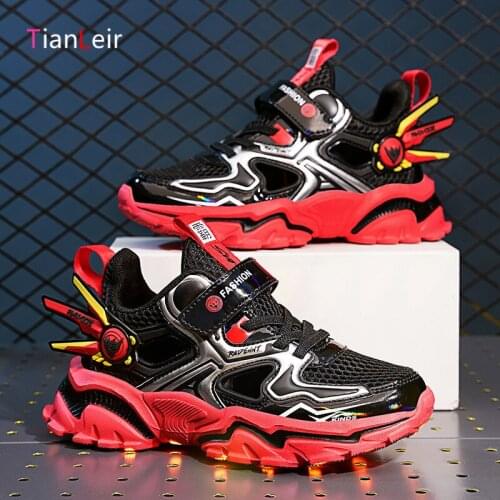 2021 New Summer Children Shoes Breathable Mesh Kids Sneakers Boys Fashion Casual Comfortable Kids Shoes Boys Chaussure Enfant