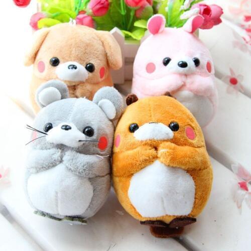 Lovely Trumpet Mini- Groundhog Small Pendant Lint Toys Mouse Key Buckle Hanging Drop Wedding Shed Doll