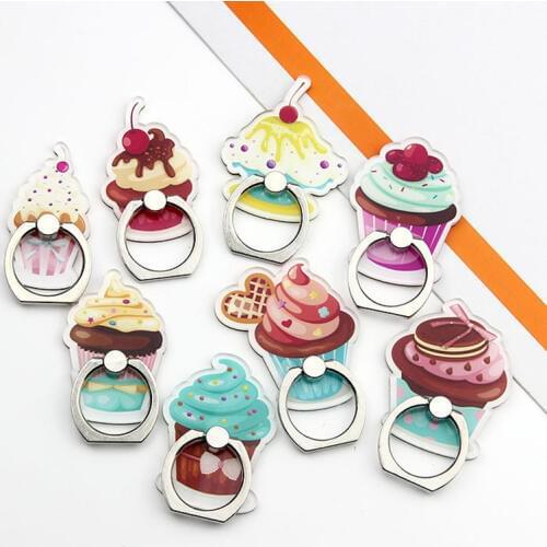 Ice-cream Series Universal Phone Holder Ring Mobile Phone Holder Stand Finger Phone Ring Holder suporte celular for iPhone Pad