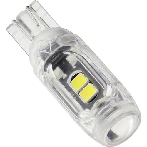 Newest 2Pcs T10 LED W5W 194 168 Car Interior Light Reading Door License Plate Wedge Lamp Plastic Protect