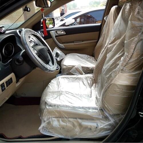 Car repair disposable protective cover disposable seat protection sleeve car repair seat cover environmental protection plastic