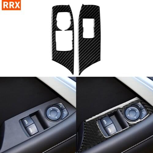 For Chevrolet Camaro 2016 2017 2018 2019 Window Lift Switch Button Panel Car Accessories for Camaro Carbon Fiber Interior Cover