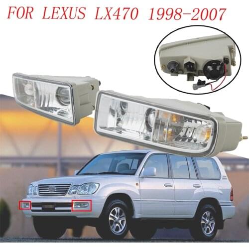 For Lexus LX470 1998-2007 Car Lower Front Bumper Fog Light Assembly Auto DRL Light Headlight Turn Signal Lamp Halogen Light