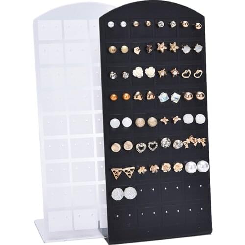 24/48/72 Holes Earring Jewelry Display Holder Rack Stand Showcase Organizer Shelf Mould Multi-layer Stud Earrings Storage Rack