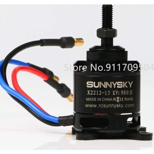 SUNNYSKY X2212 980KV/1250KV/1400KV/2450KV brushless motor model airplane motor fixed wing brushless motor ESC