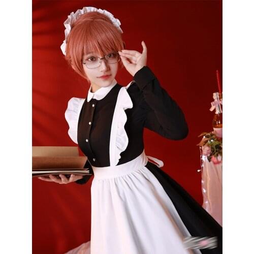 The Game Light and Night Cos Mrs. Lu Chen Twilight Realm Cosplay Maid Dress Outfit Costume