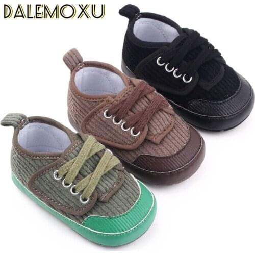 Baby Boy Tennis Sports Shoes ArmyGreen Stripe Spring Autumn Comfortable Soft Bottom Anti Slip First Walkers Newborn Baby Things