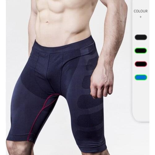 Running Tights Men Training Gym Shorts Sport Fitness Workout Bodybuilding Shorts Casual Jogging High Elastic Shorts Male 2021