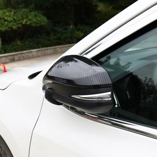 High quality carbon fiber pattern Mirror Cover For Toyota Hilux Revo Rocco Innova Fortuner Rav4 2016 2017 2018 2019 2020