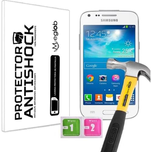 Protector de Pantalla Anti-Shock Anti-Golpe Anti-arañazos Compatible con Samsung Galaxy Core Plus