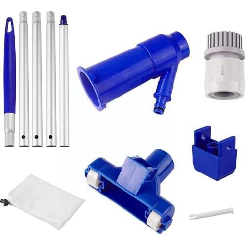 1 Set Jet Swimming Pool Vacuum Cleaner Floating Objects Vac Pool Vacuum Head Fountain Tools Cleaner Brush Suction Cleaning A1R4