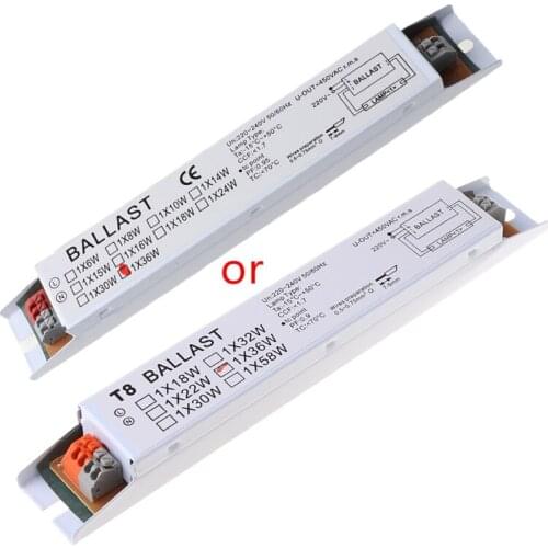 1PC 220-240V AC 36W Wide Voltage T8 Electronic Ballast Fluorescent Lamp Ballasts