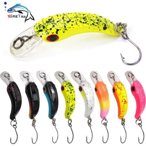 1pcs Floating Mini Minnow Fishing Lure 1.3g 4cm Artificial Hard Bait Sharp Hook Crankbait Wobblers Trout Pike Bass Tackle