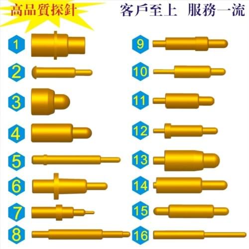 10pcs Test Probe for Pogopin High Current Spring Thimble Battery Connector