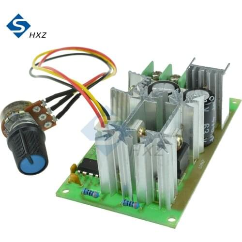 20A PWM DC Motor Speed Controller Switch Current Voltage Regulator 9-60V PWM High Power Drive Module 60A 12V 24V 36V 48V