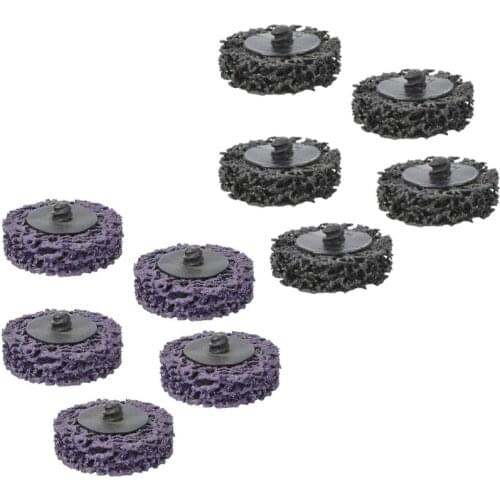 13MA 5pcs 2 Inch Grinding Wheel Strip Abrasive Disc Lock Grinding Rust Paint Remover