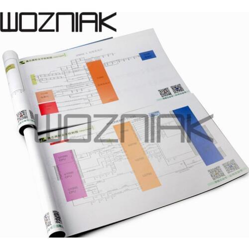 Color teaching books for iphonex/8p Maintenance Materials teach of fix Professional maintenance drawings repaiing book