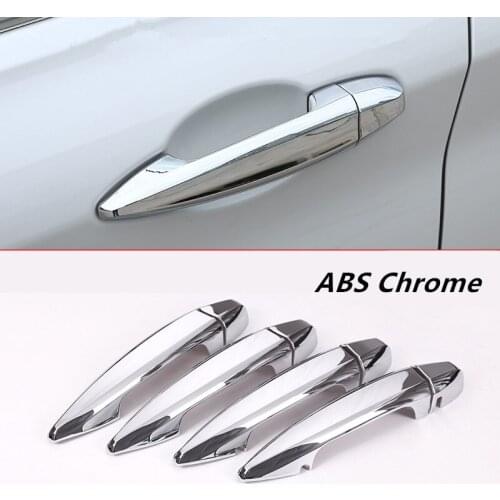 Chrome Styling Exterior Door Handle Decorative Cover For BMW X1 2016-17 Stainless Steel Doorknob Trim Sticker Auto Accessories