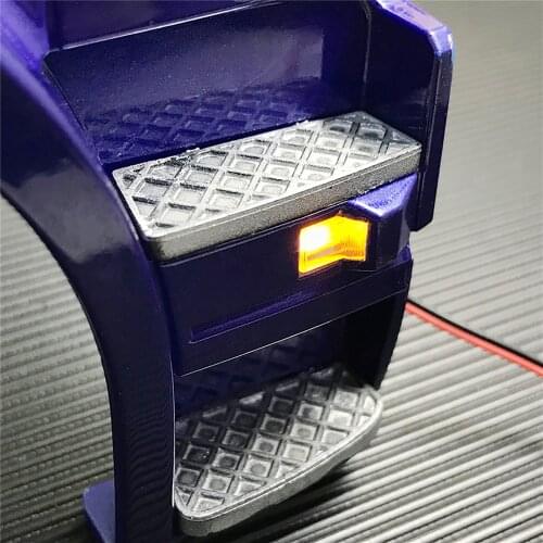 Pedal Turning Lamp Cup Marker LED Light for 1/14 Tamiya Scania R470 R620 RC Truck Accessories Parts
