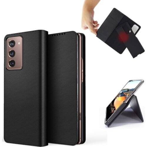 Magnetic Split fold PU Leather Flip Case For Galaxy Z Fold 2 Case for Samsung Galaxy Z Fold2 5G Case Mobile Phone Shell