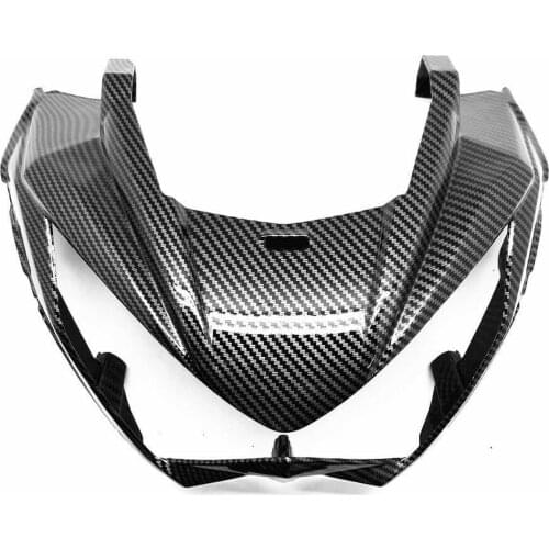 Carbon Fiber Pattern Upper Front Nose Headlight Fairing for Kawasaki Z250 Z300 2013-2017