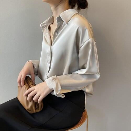 RANMO Womens Silk Shirts