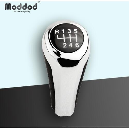 6 Speed Gear Shift Knob for BMW 1 3 5 6 Series E30 E32 E34 E36 E38 E39 E46 E53 E60 E63 E83 E84 E90 E91 E92 Silver