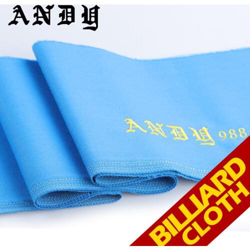 ANDY Pool Cue Billiard Cues Table Cloth 2780mm Length 1500mm Width Blue Green Gray 3 Color Durable Billiard Accessories 2019