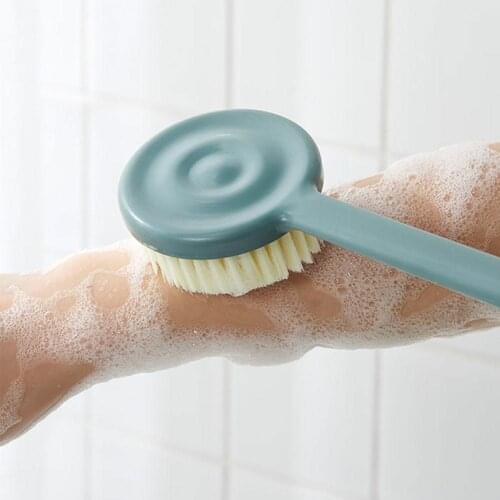 Long-handled Back Scrubbing Brush Bath Brush Back Body Skin Cleaning Brush Exfoliating Scrub Massager Back Spa Foot Scrub Tool