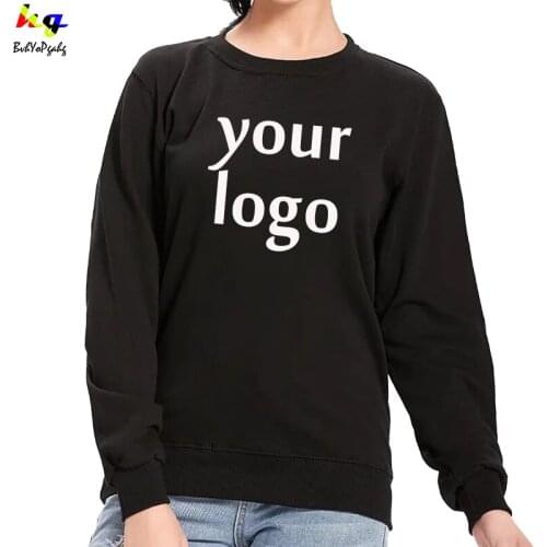 Design your own logo picture team name men and women sweatshirt casual hoodie street wear sweatshirt jacket tops