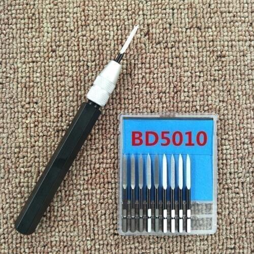 Trimming knife copper parts deburring triangular scraper alumina handle SC1300 blade BD5010 BD6610