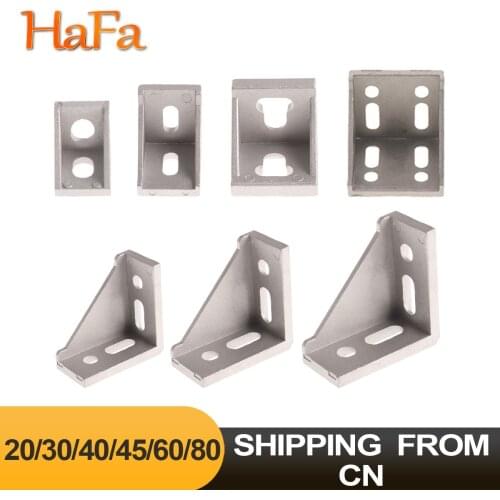 Corner Fitting Angle Bracket Fastener Aluminum Connector 2020 2028 3030 3060 4040 4080 4545 6060 8080 for Aluminium Profile CNC