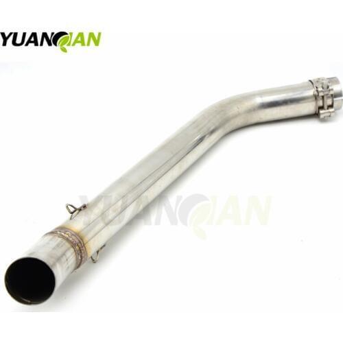 For HONDA Motorcycle Stainless Steel Slip-On Exhaust Mid Pipe For HONDA CBR600RR F5 07-15 CBR600 RR F5 2007 2008 2009-2015 years