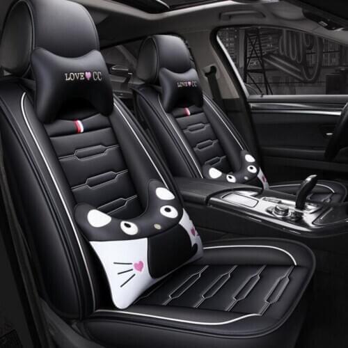 High Quality PU Leather car seat cover For Toyota Yaris Prius C Nissan NV200 ( Front + Rear ) 5-seat Seat cushion