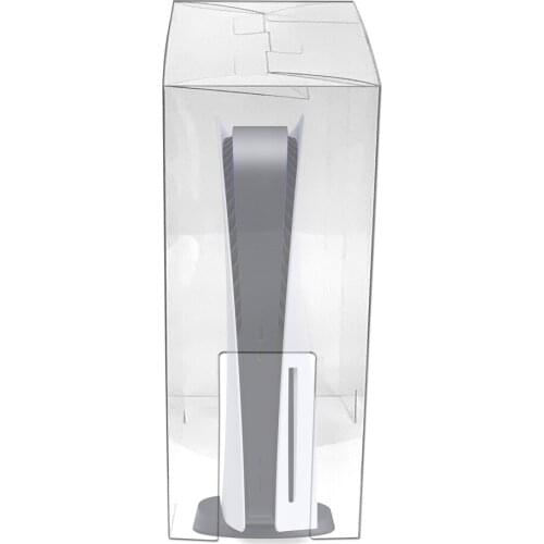 Ruitroliker Game Box Protector Case for PS5 Console Disc & Digital Version - Clear 0.8MM Thickness Protective Cases