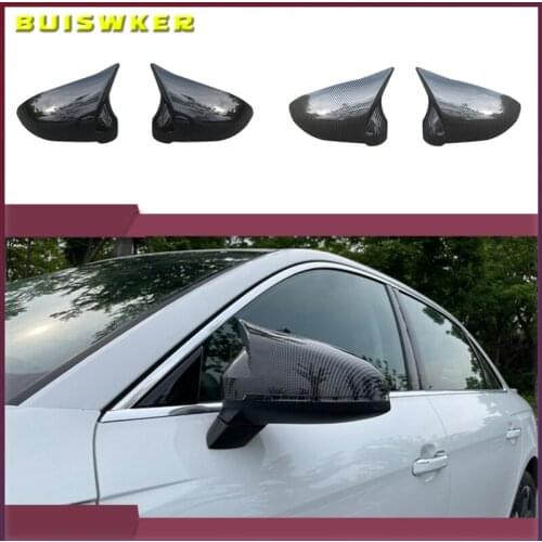 1 Pair Car Left & Right Door Side Rearview Wing Mirror Cover Cap Housing 528 Fit For Audi A4 S4 B9 A5 S5 RS4 8W0 857 527 8W0 857