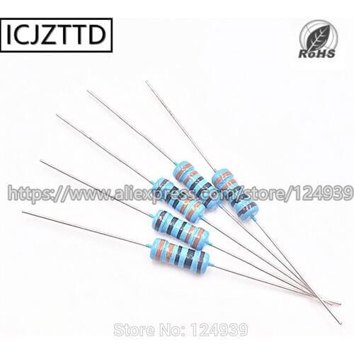 10pcs 0.5W 1% 1/2W 1% 1W 1% Mental Film Resistor 330R 360R 390R 430R 470R 510R 560R 620R 680R 750R 820R 910R 1K 1.0K 1K0 1.2K