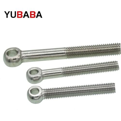 5/2/1PCS GB798 304 Stainless Steel Ring Link Bolt Fisheye Eye Slip Hole Screw M6 M8 M10 M12