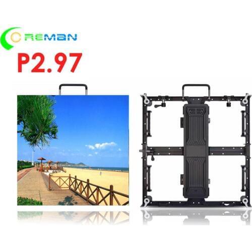 Aliexpress Indoor rental led display P2.9 P2.6 P2.3 Stage exhibition background indoor interior HD rental led screen