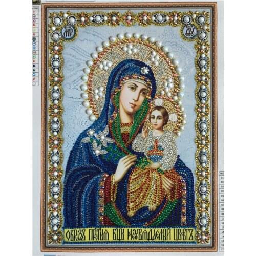 Diamond Mosaic 5D DIY Diamond Painting Cross stitch Religious Icon CRYSTAL Diamond Embroidery Strange diamond Painting for gift