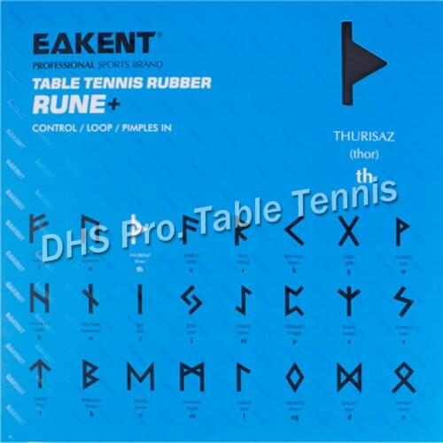 EAKENT Thurisaz Half Tacky Pips-In Table Tennis PingPong Rubber with Sponge 2.1mm