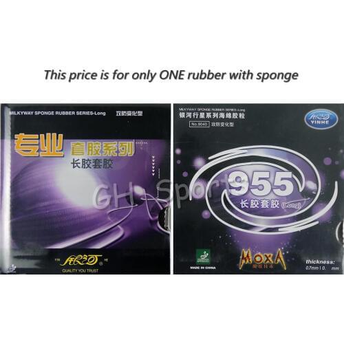 Galaxy Milky Way Yinhe 955 Long Pips-Out Table Tennis PingPong Rubber With Sponge for Ping Pong Racket low price