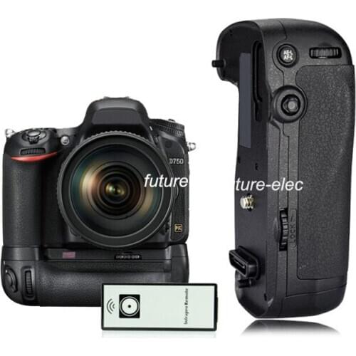 Hot Sale Battery Hand Handle Grip Pack Holder Vertical Power Shutter For Nikon D750 DSLR Digital SLR Camera as MB-D16+ IR Remote